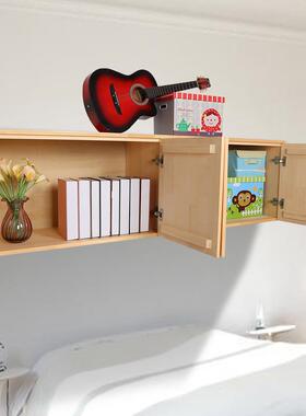 2I实483木厨房吊柜定制壁约柜简易衣柜柜橱柜墙子简顶现代储物柜