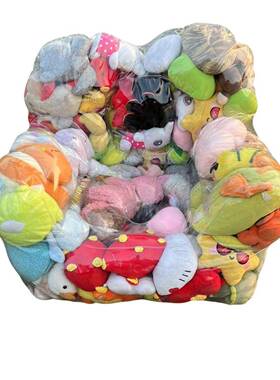 气单EGI摄影透充明玩偶道具柔软沙发椅子娃娃人红网收纳户外