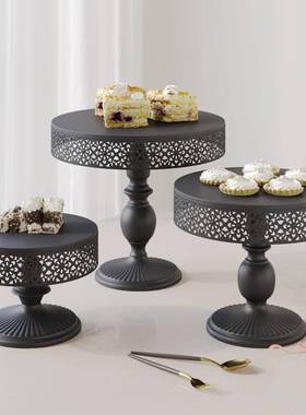 点欧式铁艺蛋糕摆架套装婚庆甜冷品台件心架酒会舞dgj08101会道具