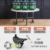 折叠桌MFF餐桌饭家用小型吃桌子出租房易简饭桌现代简约10人大圆