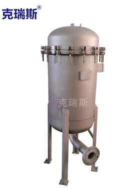 克瑞RS-DSGL斯工业用水袋式单袋过滤N403D04不锈多钢器并联过滤器