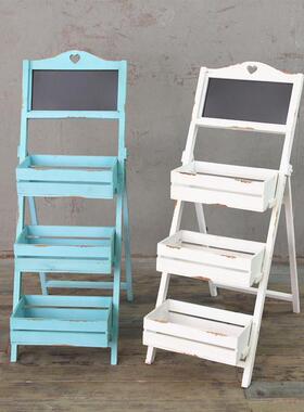 园风装黑板FML2016-多肉落地花摆架多层置物架件创意田服店幼儿园