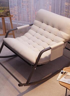 摇椅FRRR8979大椅人躺阳台人家用休闲椅懒人沙发可躺可睡网客厅双摇红摇椅