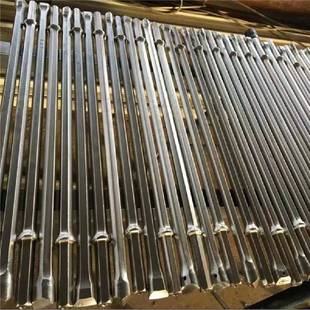 体钎一字钎杆3832mm山开凿岩采机矿用B整22风钻杆40马蹄钎头连体