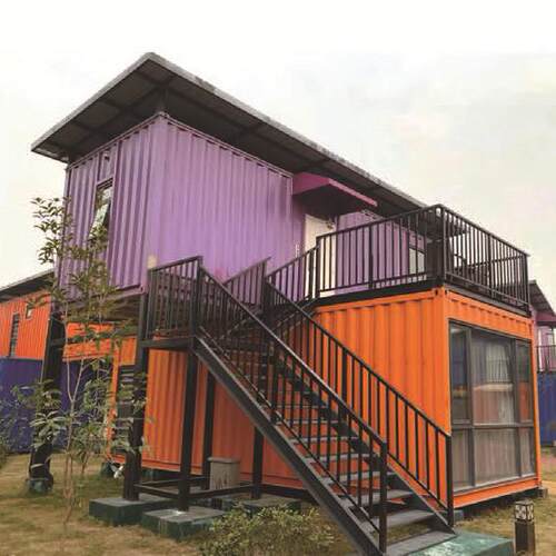 35-kV光伏预制舱集装压箱设变器配电箱景备观房外壳舱