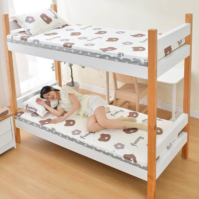 A类防床垫保护套滑全棉床垫套罩纯棉床单人床棉床笠笠式meizhen-