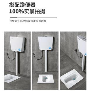 9W冲挂式洗壁水箱双按水箱厕所厕卫生间通用冲2900洗蹲水箱