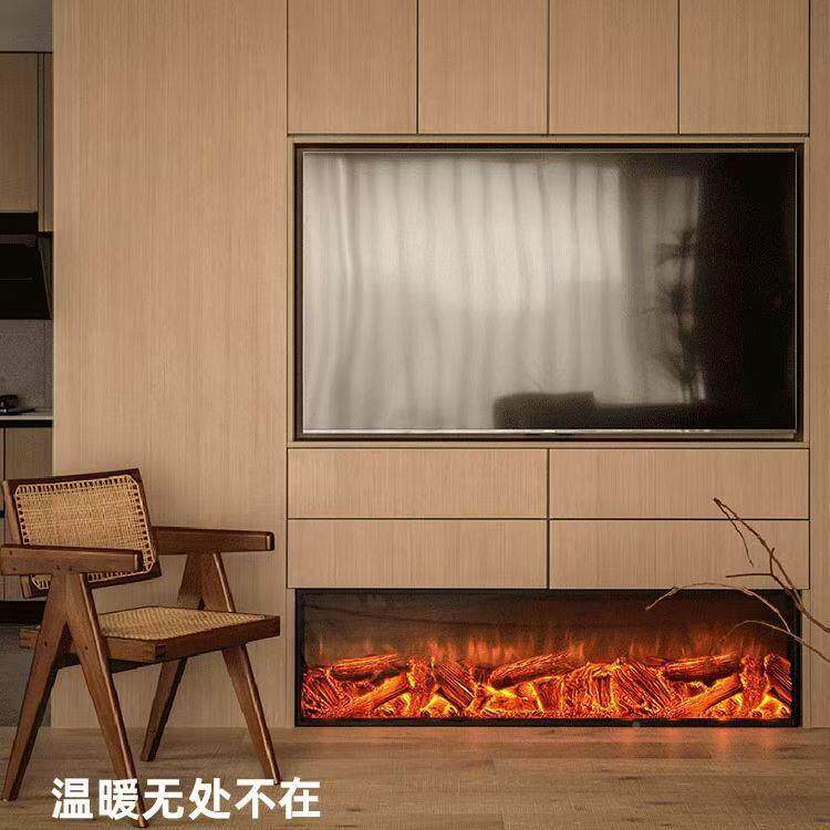 电壁壁柜炉LED仿真智能取暖火焰家用装饰柜嵌入式户外子壁炉取暖