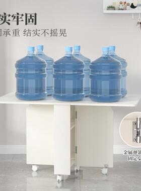 【14.米折叠餐桌小】折叠桌JSZ2091-桌木质饭桌户型餐省空间可移