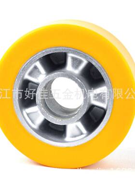 工厂直供160X5X60mm芯铝聚氨802916酯（PU）厚胶轴双承欧0洲款脚