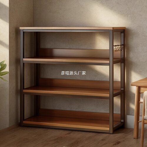 书架落地桌面墙角置物架多层收纳架卧室靠墙飘窗展示柜办公室架子