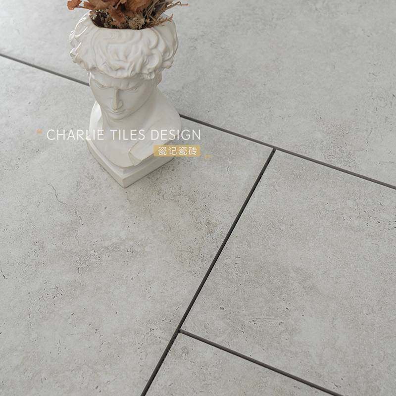 法式中古风古堡子母瓷砖卫生间别墅客厅庭院户外花园防滑复古地砖