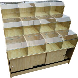 超市干果货架糖果零食散货便利店散称杂粮货柜食品瓜子炒货展示架