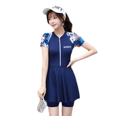 专业游泳衣分体显瘦遮肚泡温泉泳 保守时尚 泳衣女士大码 200斤爆款