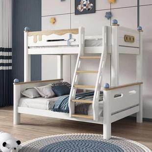 实木儿男1986童床上下铺卡通两床层孩女子孩母床双层床小户型儿童