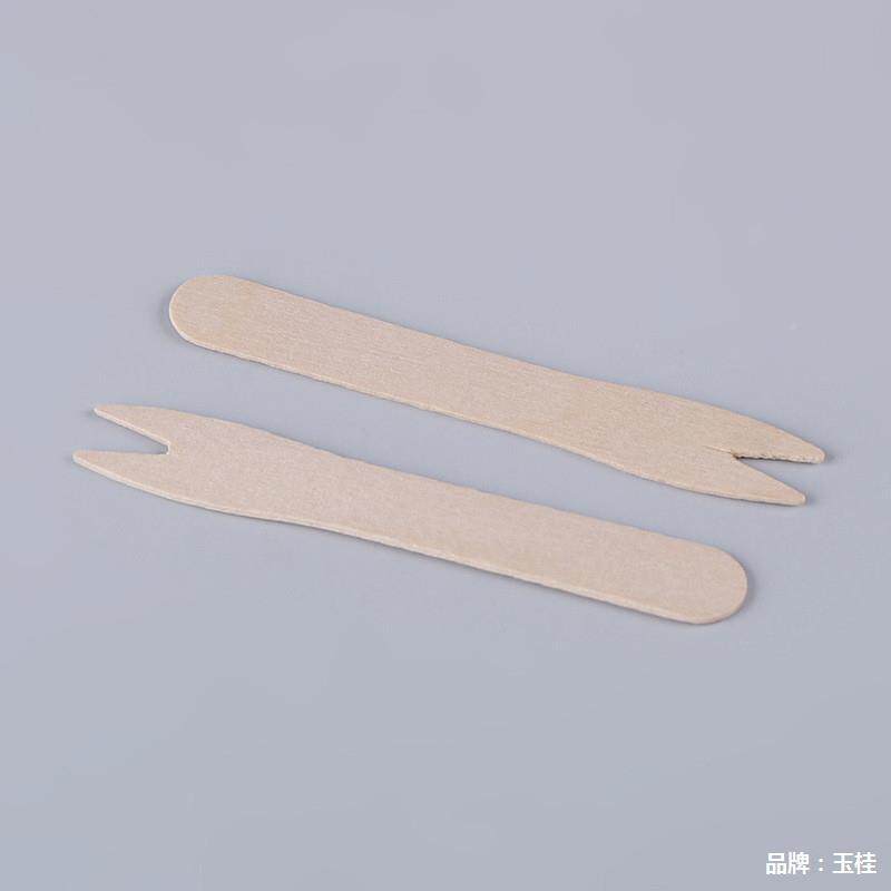 水果叉木质桦糕木OMK子水果刺水果签叉家用牙签叉子雪棒子雪糕棍