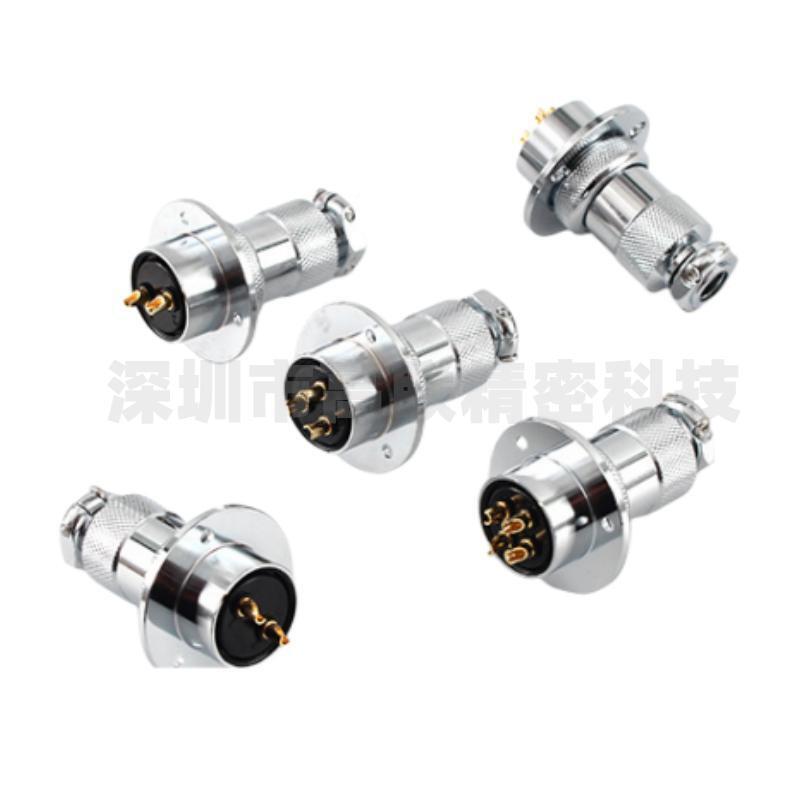 50m连接834器G七X50航空头3座S-5015-R接头10针25插芯2//4孔替代