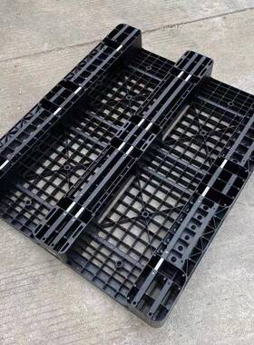 防电卡料板川字塑黑色防静电栈静板PBH电子运输周垫板转托盘叉车