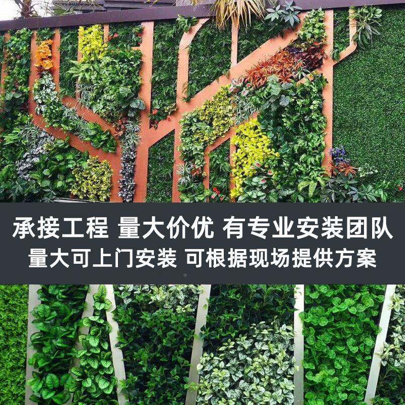 绿墙仿真植物墙阳台塑料室内装饰背户ZCR外绿化假人造墙景仿生植