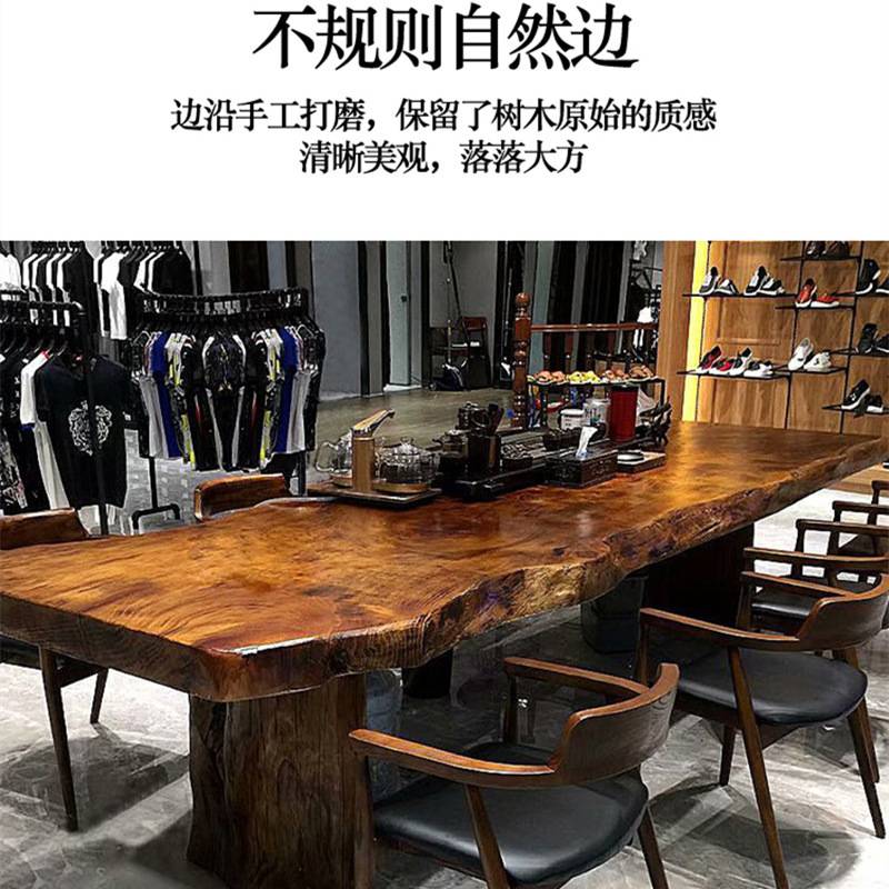 新中式禅意茶桌椅组合功夫实木茶几轻奢简约现代茶台办公喝茶桌子