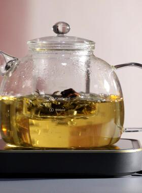 玻 璃煮茶壶2茶025新款大量容耐高温电陶炉ltao7123围炉煮茶茶壶