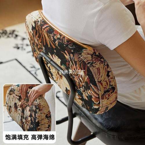 电脑椅家用可久书房办公0402室旋转坐中古复椅子古靠背化妆凳美甲