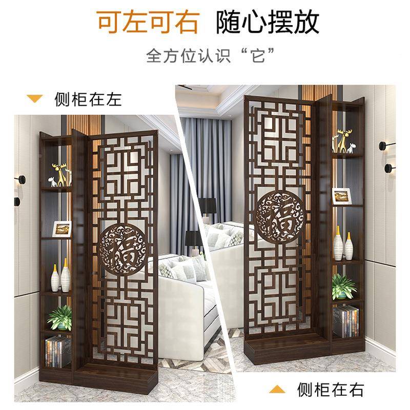 新式中客厅屏风隔断装饰入家用双面简约现代门224厅户进门木实玄