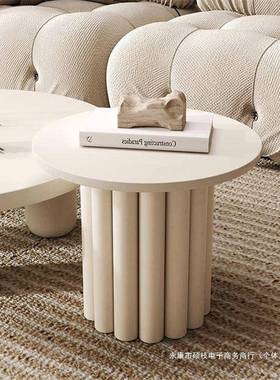 卧室现伸形缩茶几小户型浮客厅家悬用圆边几代小茶FFX几出租屋 租