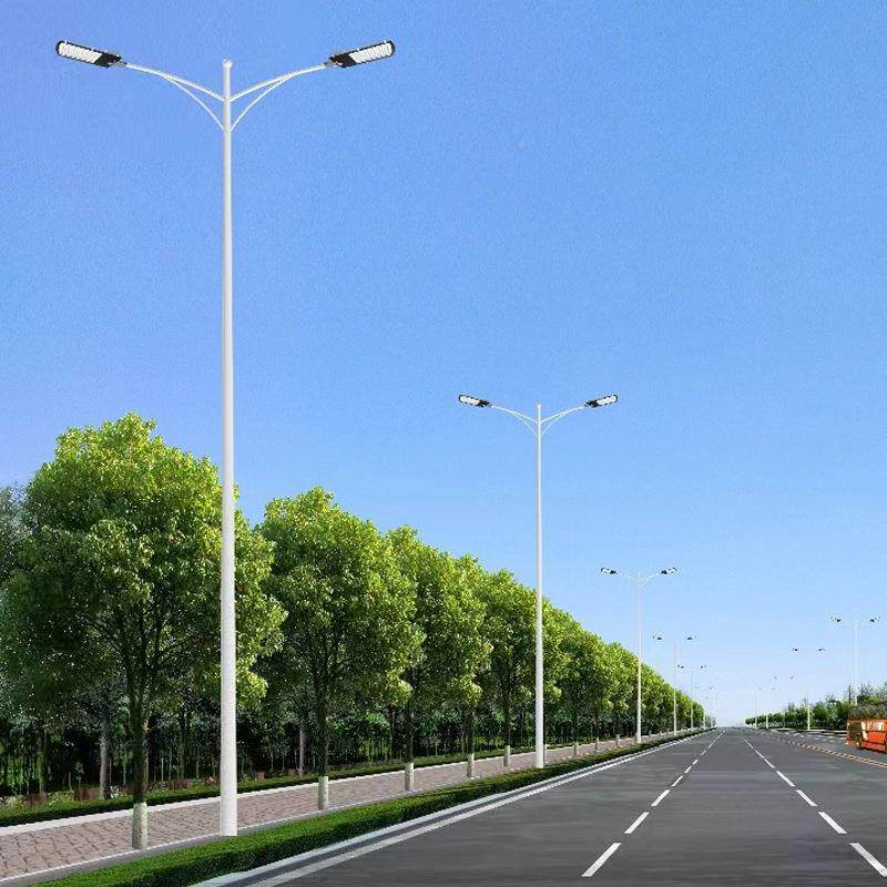CZP户外电双臂路市灯10家米8米6热米镀锌路灯杆 公路100WLED厂直