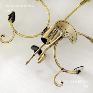 式挂创意家帽居衣帽架ALtfgsdu配件美式田园欧实木落地卧室衣钩古