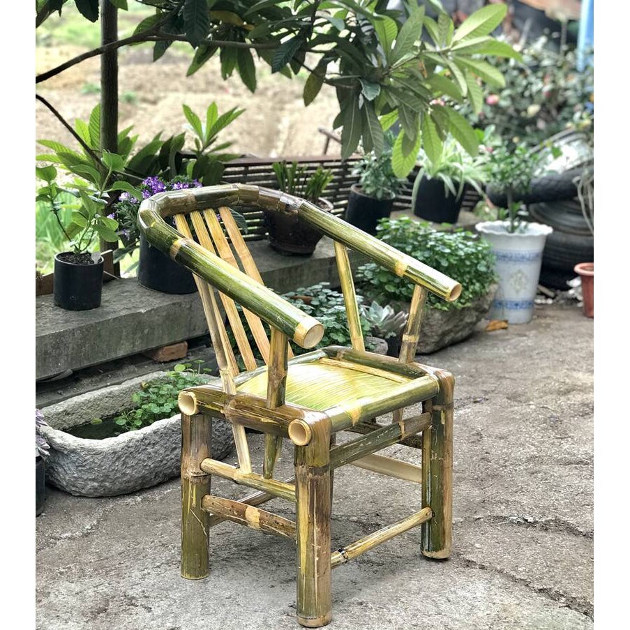 竹椅新款靠背椅竹凳手工儿童成人家用竹制单人休闲老式编织楠竹