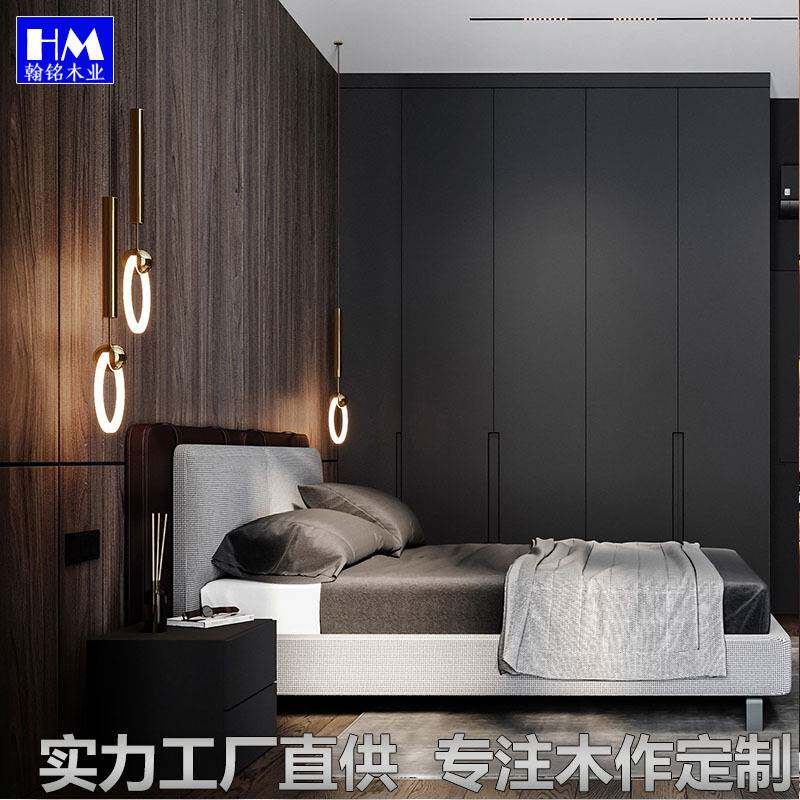 南京衣柜制作 全屋现代简约风组装欧美衣橱柜 卧室组合整体衣橱柜