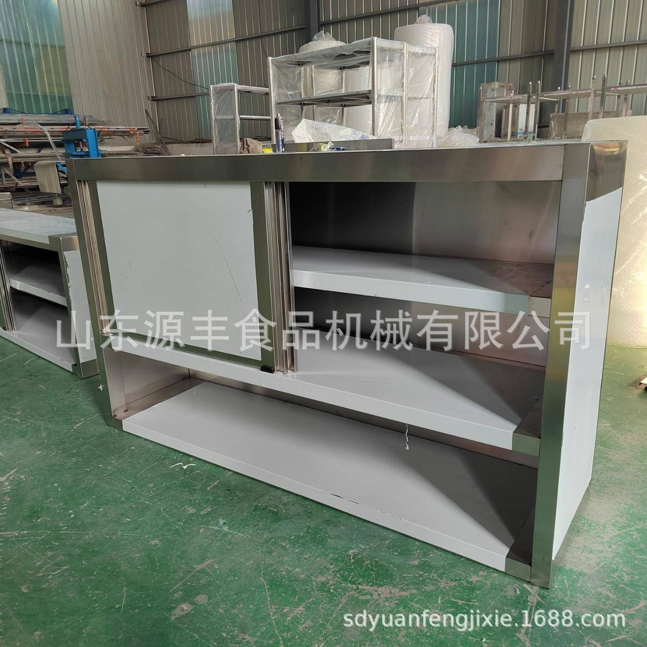 201/304质不锈钢材厨房架吊柜置柜物仓库储藏柜置物158碗柜