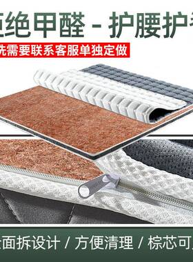 垫护棕脊家用棕垫1.8m天然环保椰棕垫可FIF叠榈租房硬折床椰棕床