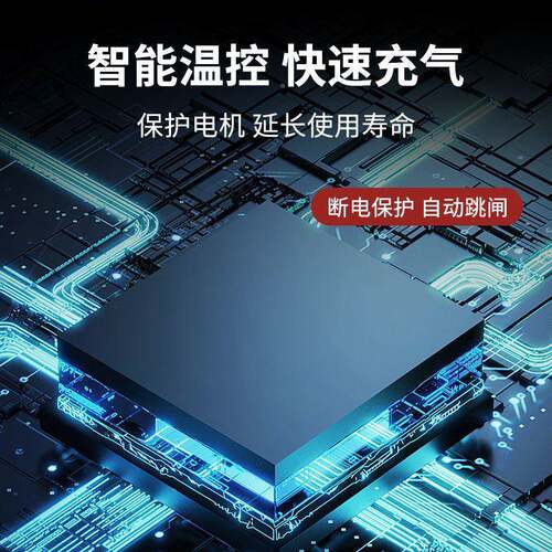 家用双缸2260v充739气轮泵202新款压便携式通用多功高能汽车胎打