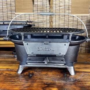 出口铸烧烤炉户外碳烤炉生加厚铁家用煮围炉茶t5709903烤生蚝烧铁