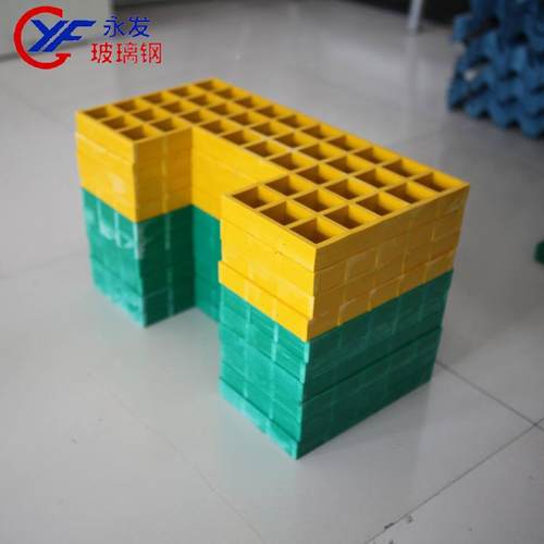 玻璃钢污水厂走道格栅 玻璃钢树篦子格栅JBS化园水林 绿 排沟格栅