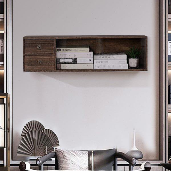 实木吊柜茶柜茶具置物架餐边柜挂墙桌面防尘玻璃小碗柜收纳博古架,住宅家具,多宝格/博古架,淘宝优惠券,粉丝福利购,淘宝优惠卷