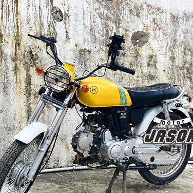 适用鑫源悠客125后扶手 复古改装加长坐垫 嘉陵70JH70后尾架尾翼