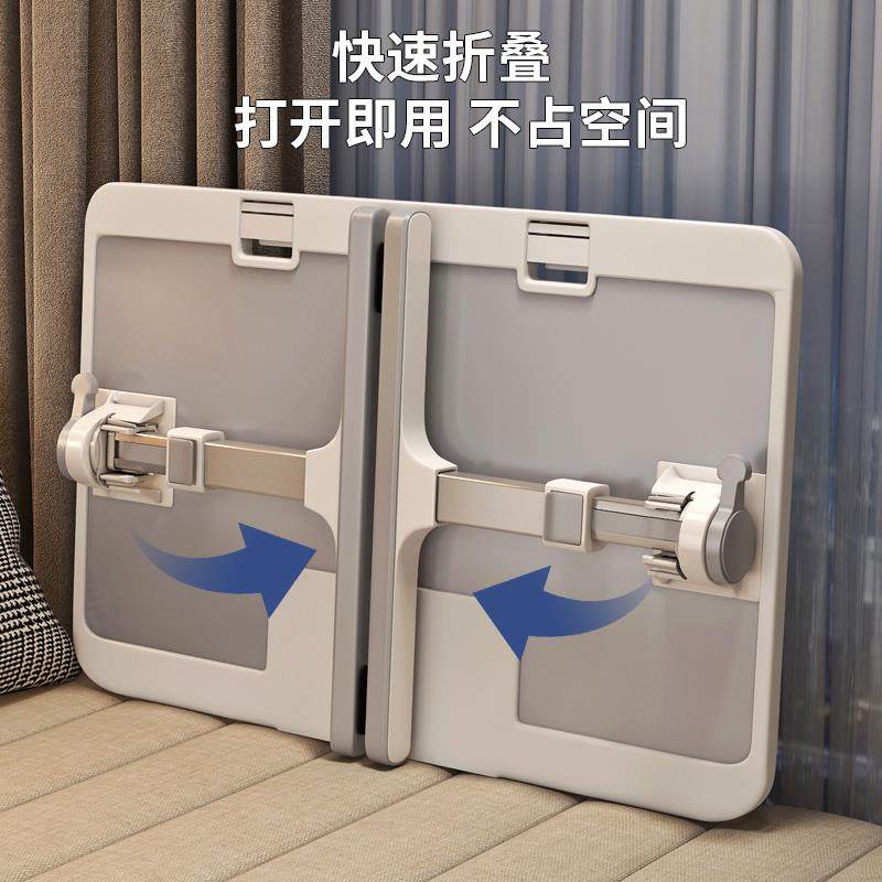 上可升TBY降折叠床小桌子约宿舍学生字床上书桌学习简调节高写度