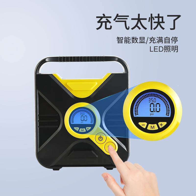 泵车载气小轿车充气泵便携式汽打车冲气快泵速OBZ充气户外车载冲