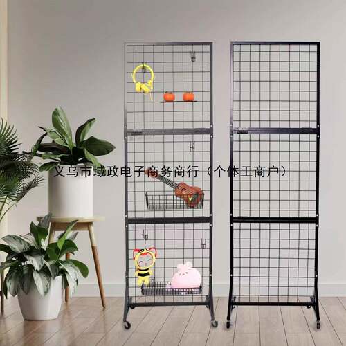 多功能网格简易地摊折叠纳货架夜市携落地摆摊品展便示收架饰LNR