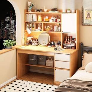 2房025梳妆台电脑桌一体桌出租主卧现妆代书房简桌约书桌化WVR二