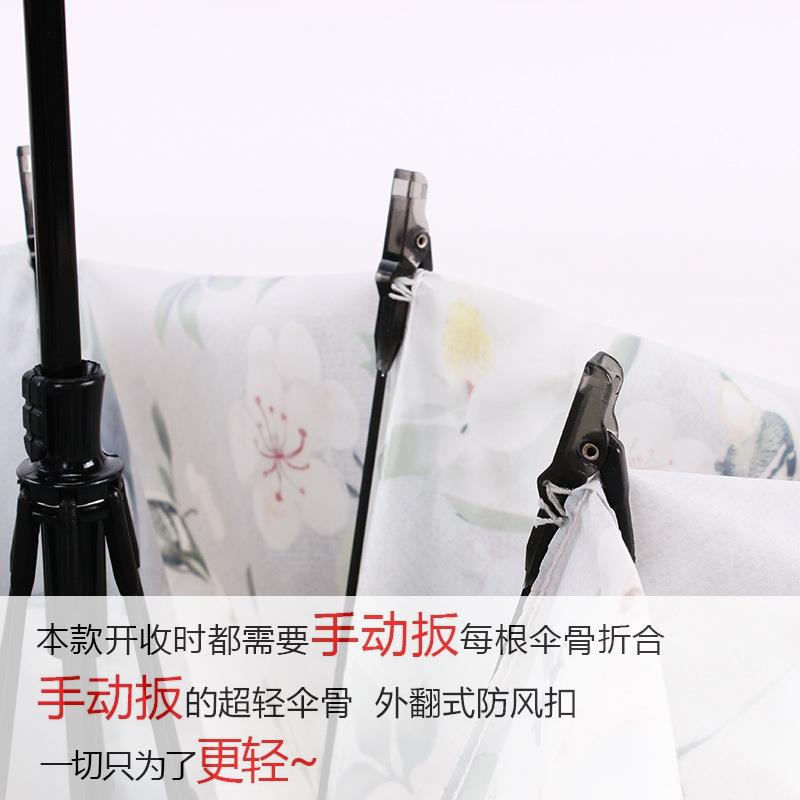 伞超纤碳骨羽毛两伞三折超细铅笔9575轻雨伞小巧便携遮阳晴雨用伞