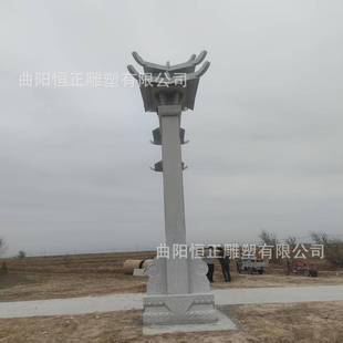 石雕牌楼汉白玉家用门楼花岗石岩景区仿建大理古村三口门石HZ0005