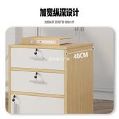 文柜家用储桌物柜下矮柜档案落地办件公室小柜柜子带锁收纳RK062