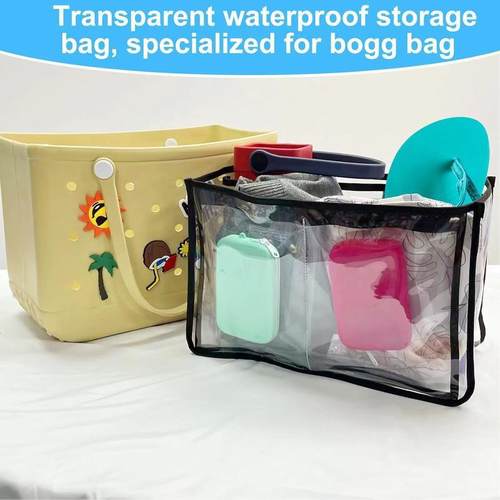 025新款IVH袋境透明2插袋收纳袋跨配件收纳跨境