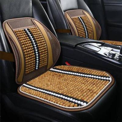 I5O四MYP季汽车坐垫木珠透部风气通片司机腰靠单垫主驾五座通用款