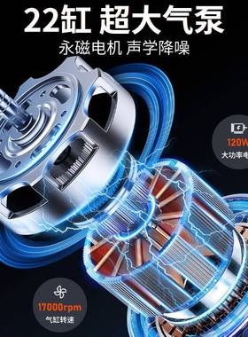 线数显车载BUW充气泵便携式明启动充电一体机大容量无智能充照气