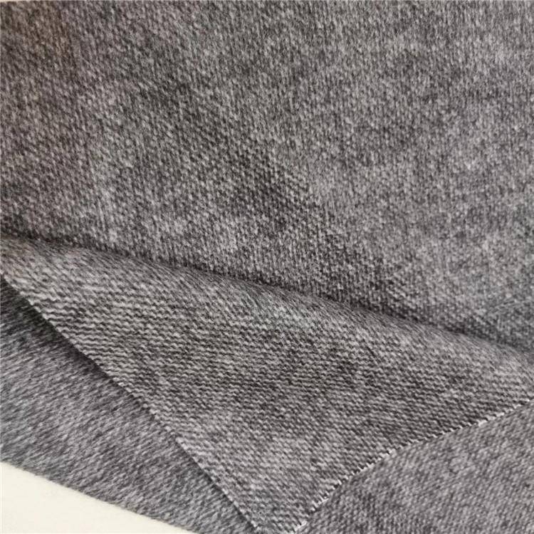 现货新款加毛厚CCB呢衣面料格大子面料冬季复古服装布料